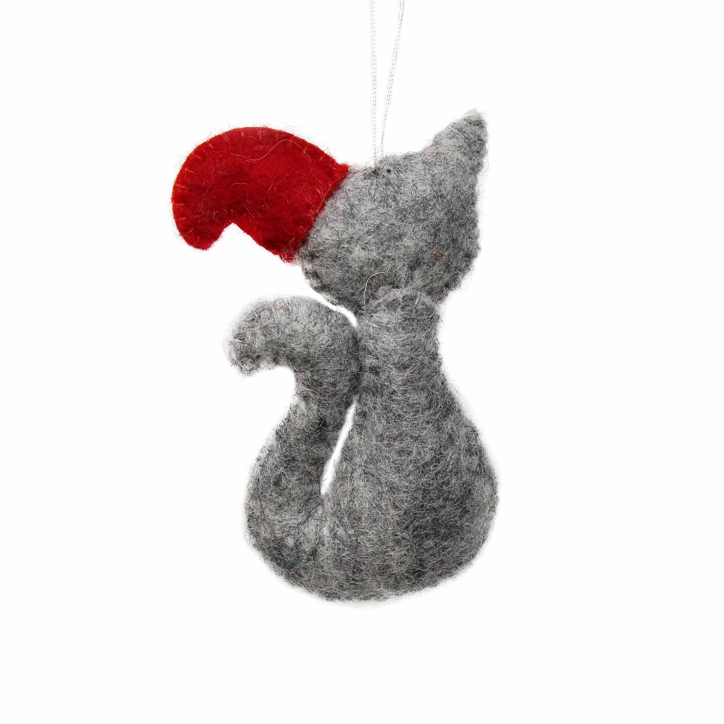Ornement de Noël feutré à la main : Chat - Global Groove (H)