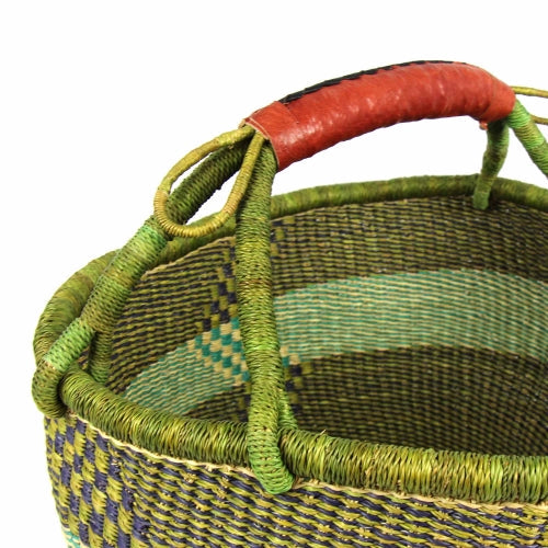Panier de marché Bolga, grand - Couleurs mélangées