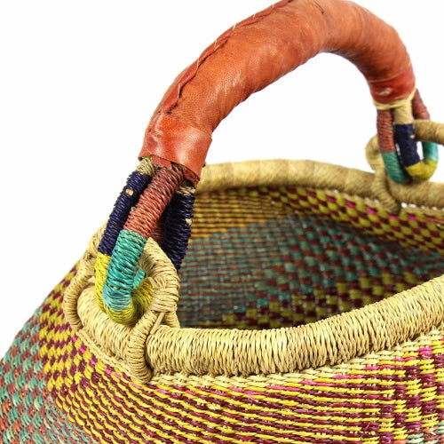 Panier de marché Bolga Pot Design, couleurs mélangées