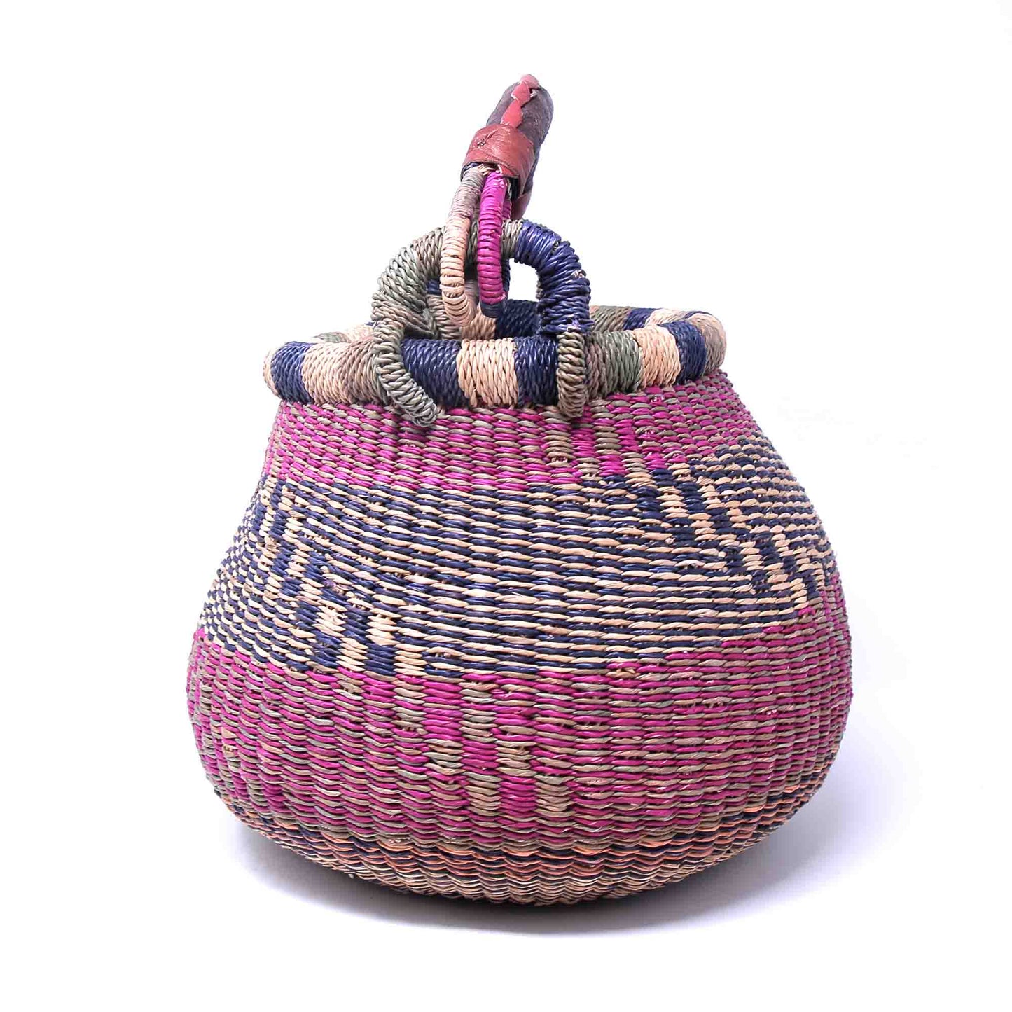 Petit panier pour pot Bolga - Couleurs mélangées