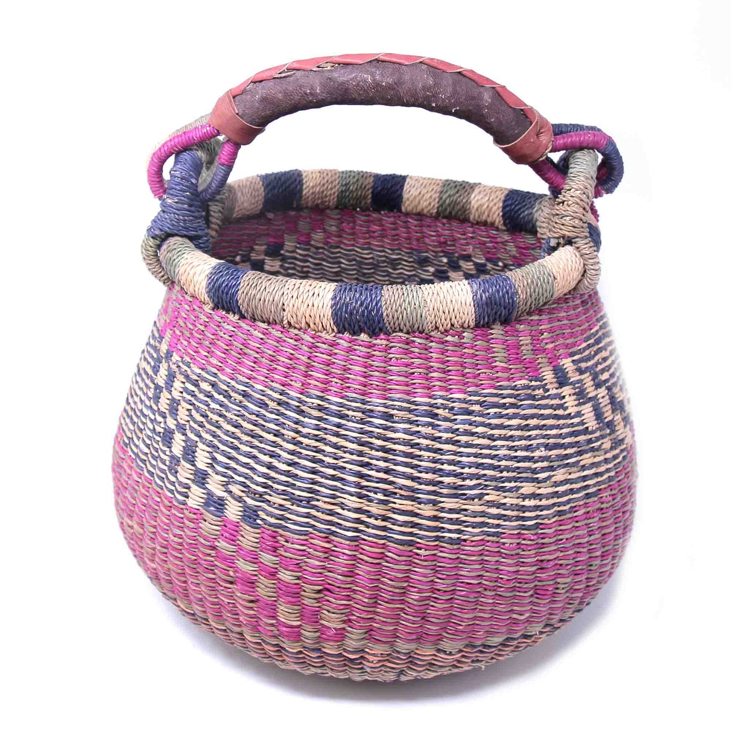 Petit panier pour pot Bolga - Couleurs mélangées