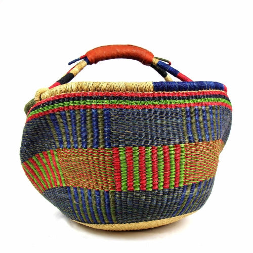 Panier de marché Bolga, grand - Couleurs mélangées
