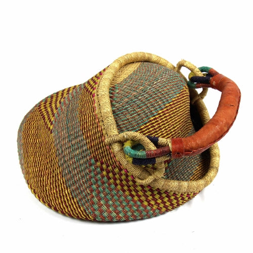 Panier de marché Bolga Pot Design, couleurs mélangées