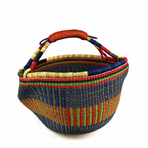 Panier de marché Bolga, grand - Couleurs mélangées