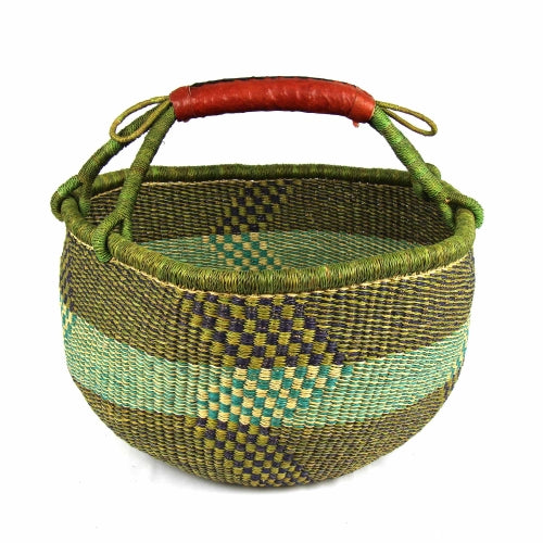 Panier de marché Bolga, grand - Couleurs mélangées
