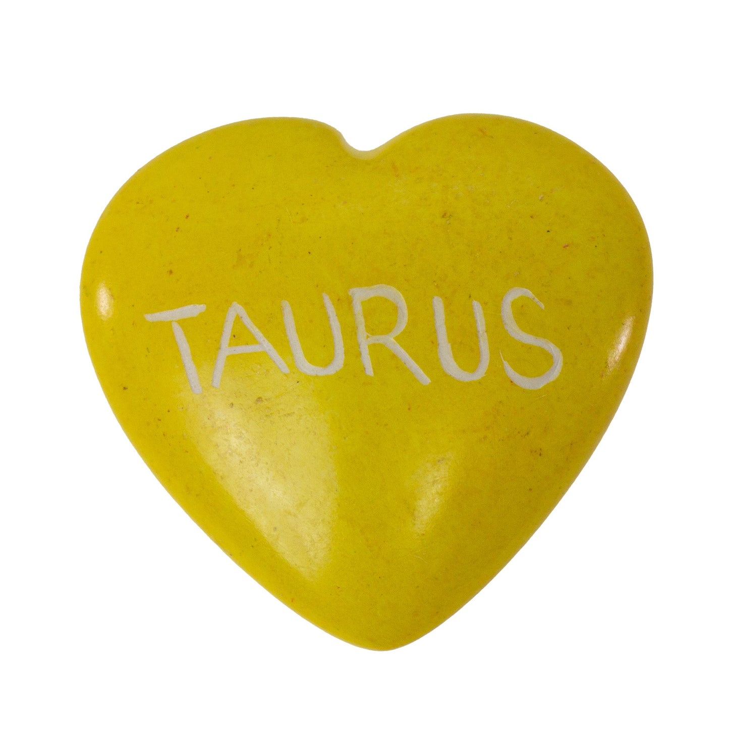 Coeurs en stéatite du zodiaque, paquet de 5 : TAUREAU