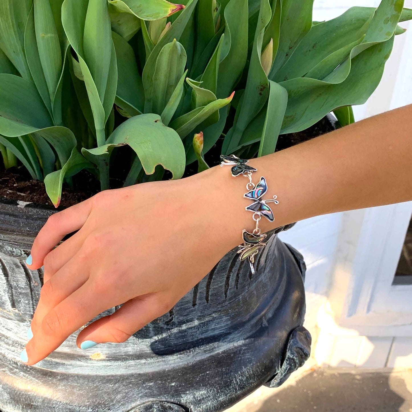 Bracelet, Papillons Abalone