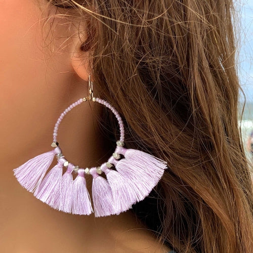 Boucle d'oreille Le Rêveur, Coquillage - Aide par le commerce