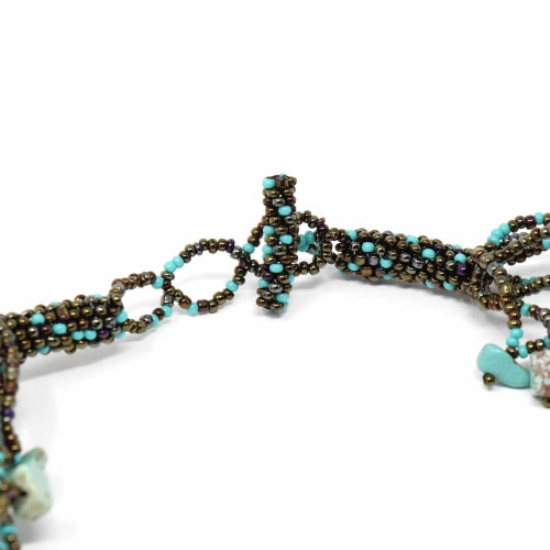 Collier en grosses pierres - Turquoise - Lucias Imports (J)