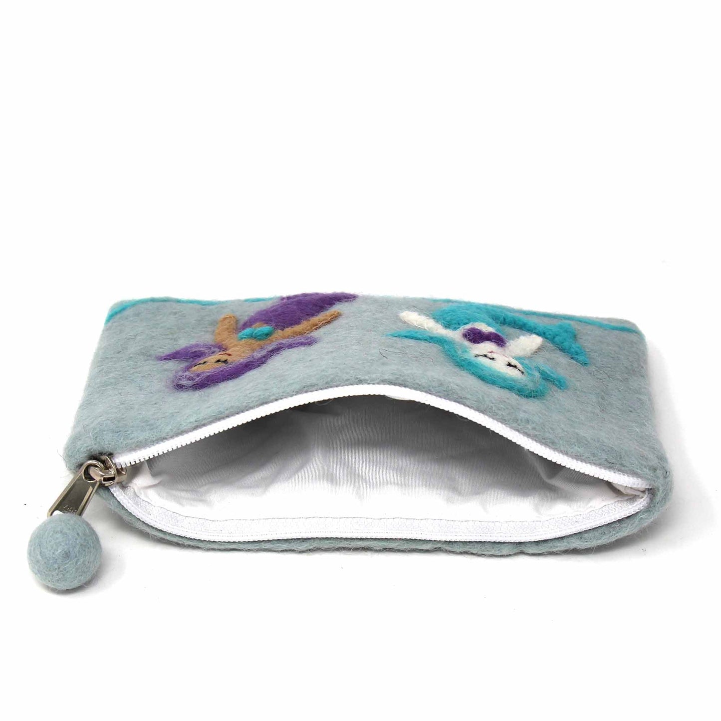 Feutre fabriqué à la main : pochette sirène