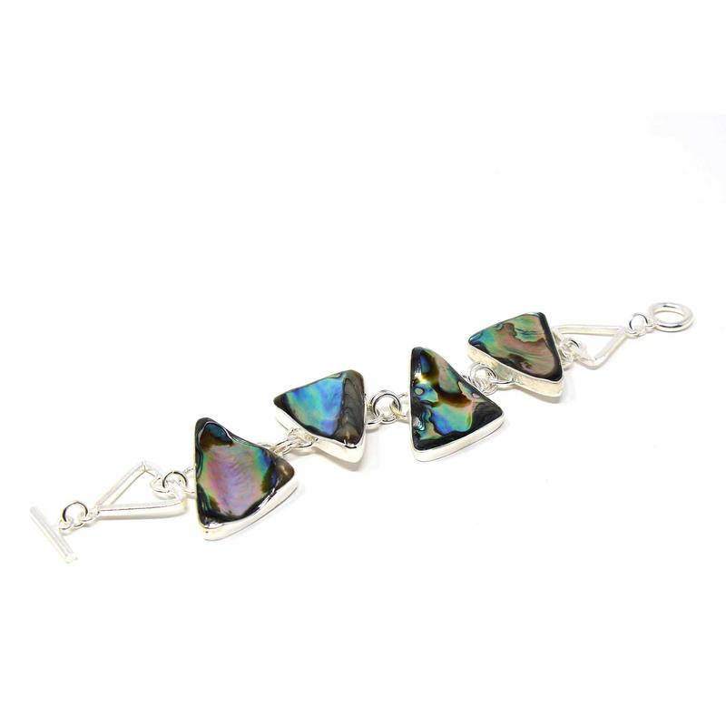 Bracelet, Lien Triangle Abalone