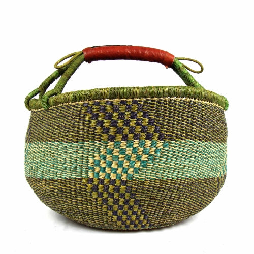 Panier de marché Bolga, grand - Couleurs mélangées