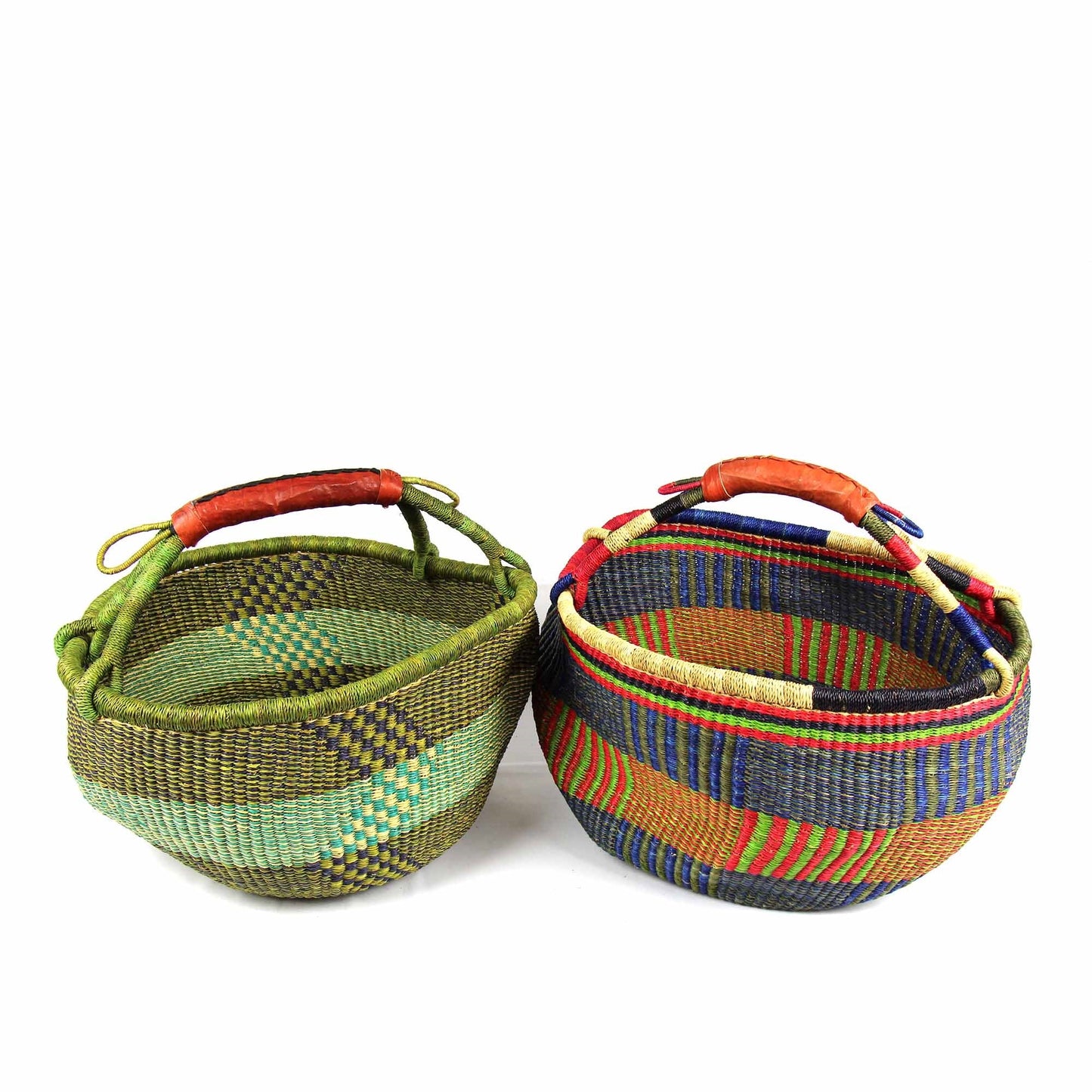 Panier de marché Bolga, grand - Couleurs mélangées