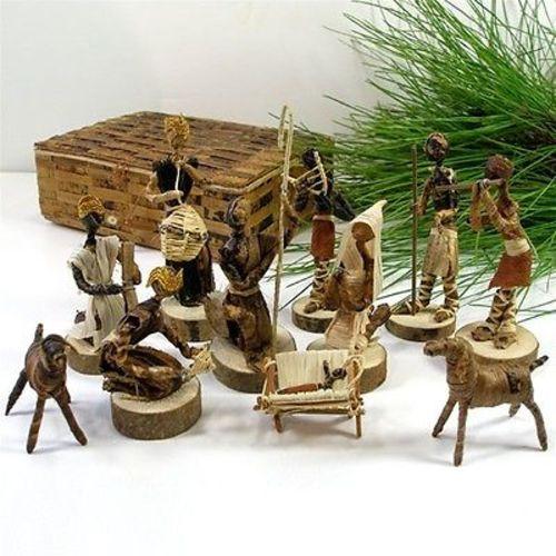 Crèche de Noël en fibre de banane - Esther Kariuki