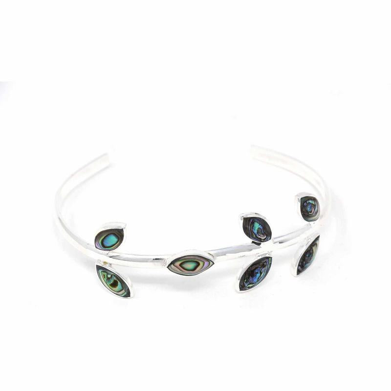 Bracelet Manchette, Feuilles