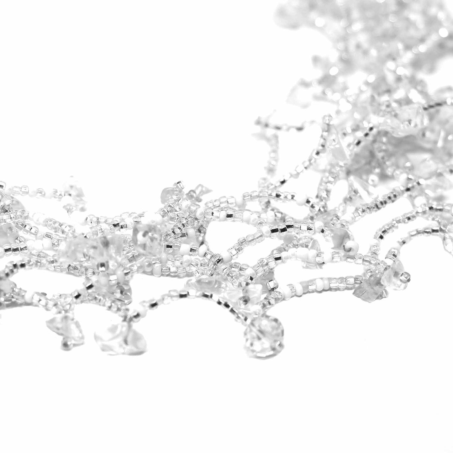 Collier Grosses Pierres - Argent