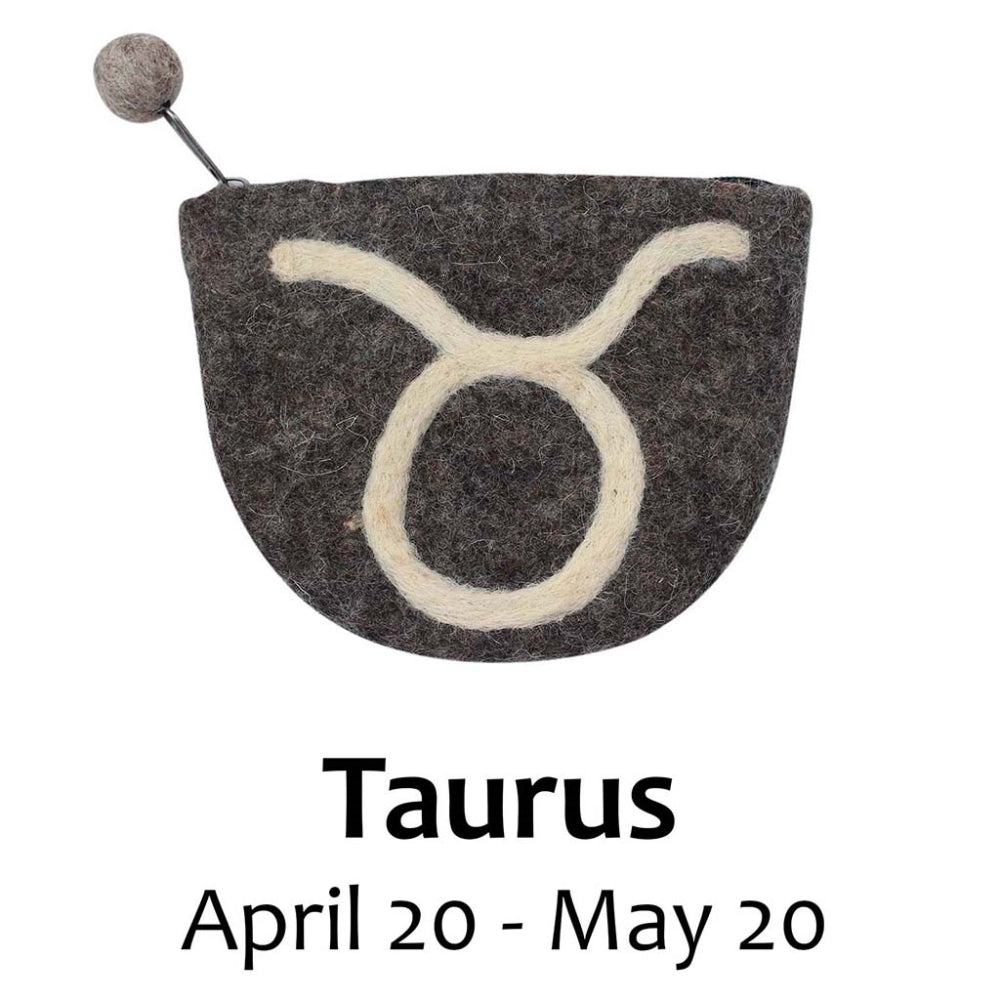 Sac à main d’embrayage Zodiac Taurus en feutre