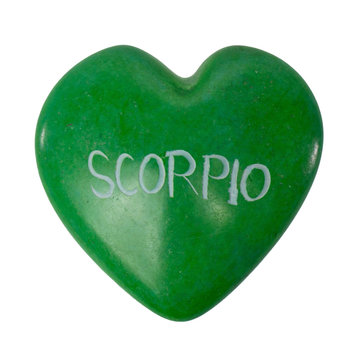 Coeurs en stéatite du zodiaque, paquet de 5 : SCORPION