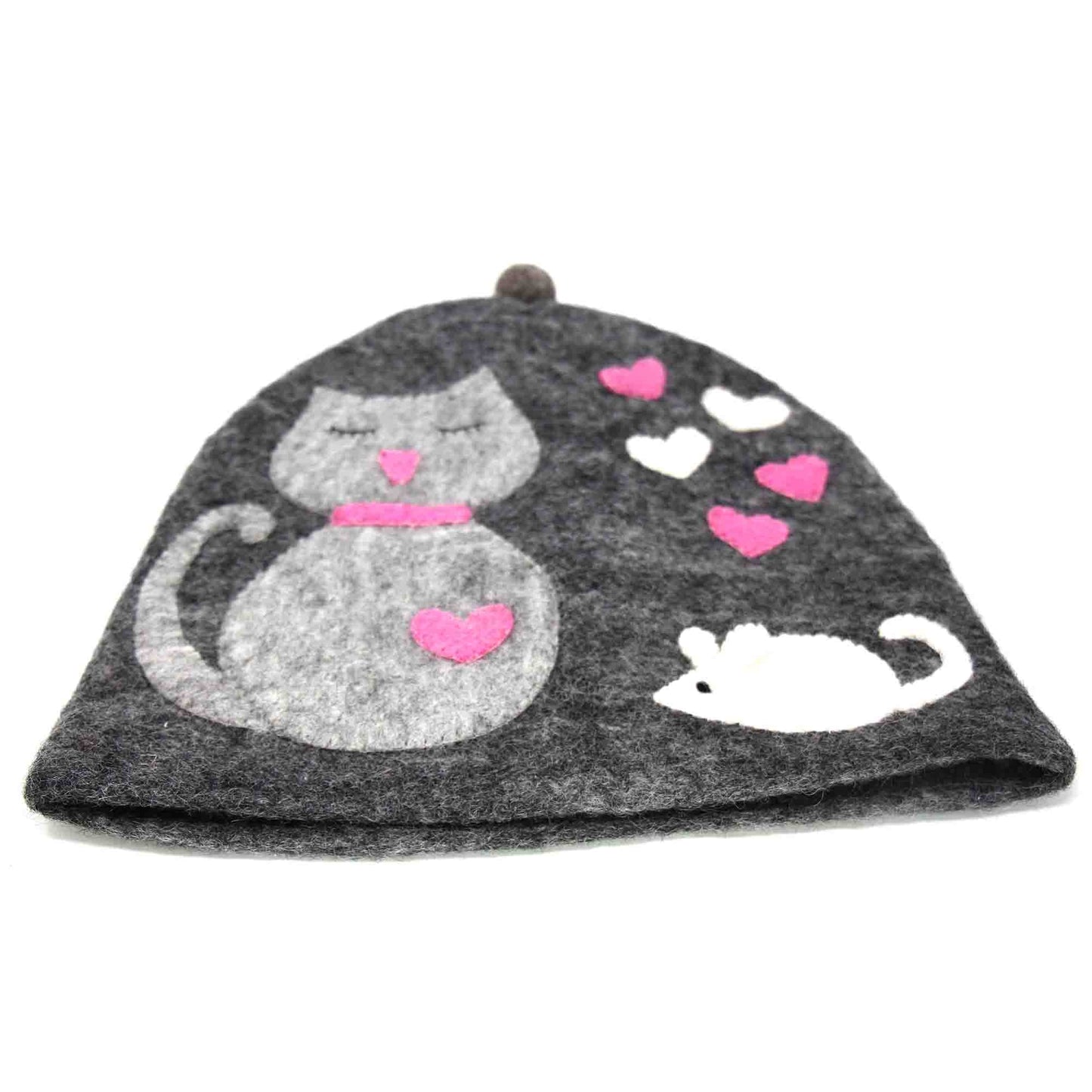 Håndlavet filt: Cat Tea Cozy