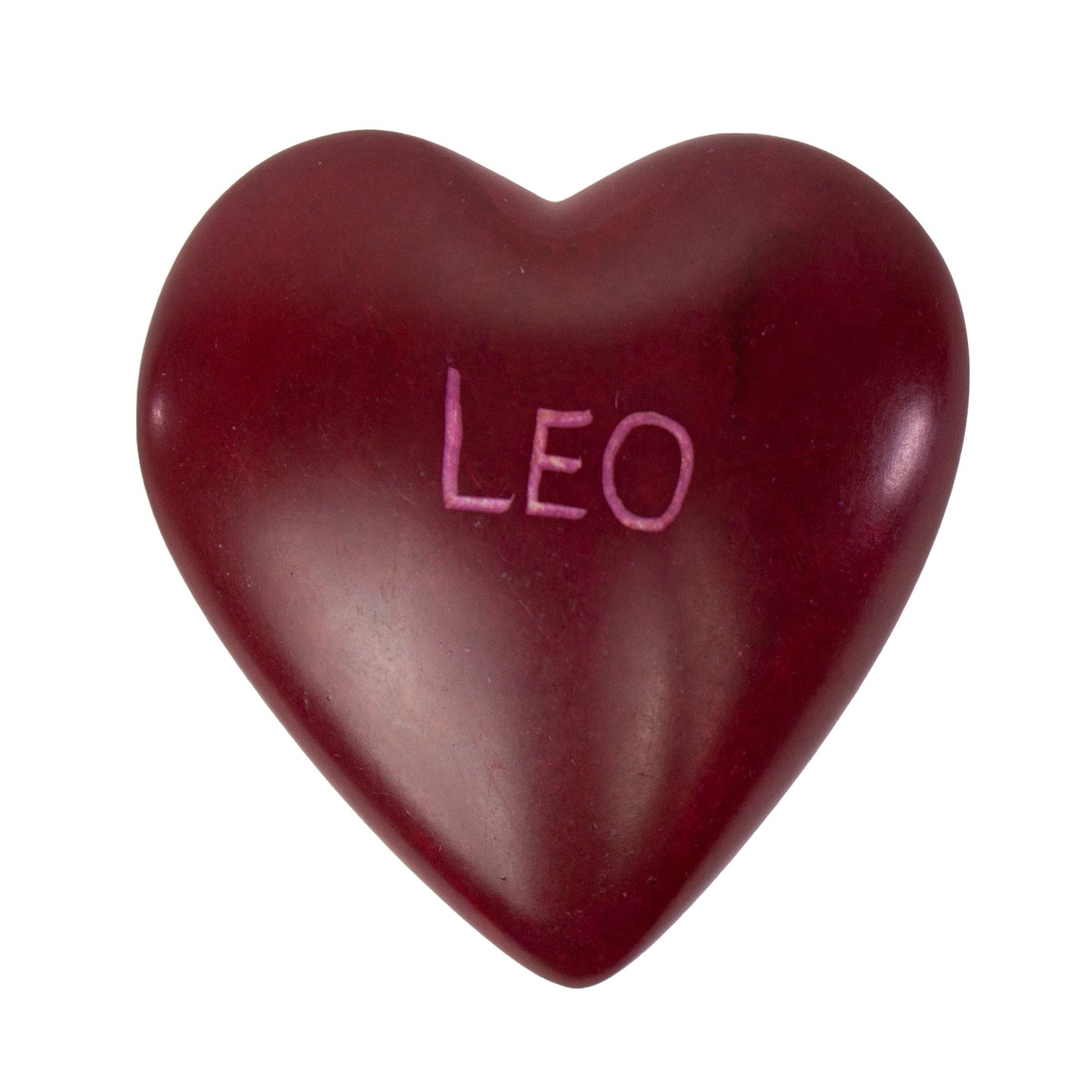 Coeurs en stéatite du zodiaque, paquet de 5 : LEO