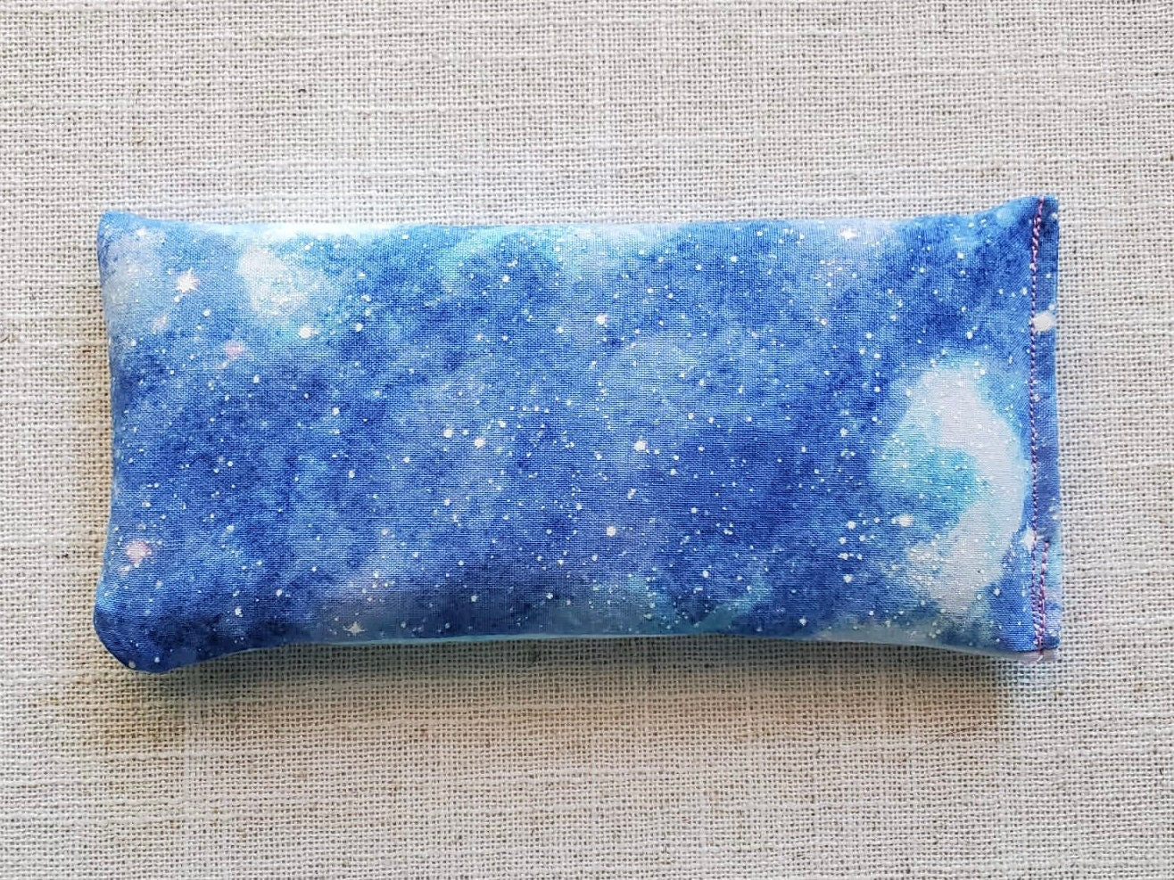 Therapeutic Hot Cold Pad | Microwaveable Hot Pack | Sinus Pillow | Headache relief Pillow | Self Care | Spa Day | Handmade | Celestial Print