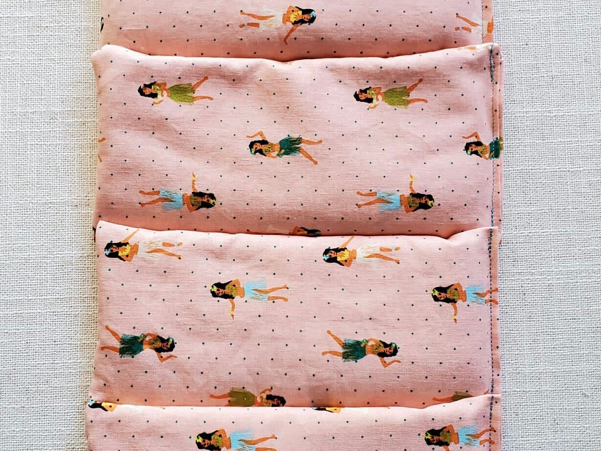 Therapeutic Hot Cool Pack | Microwaveable Heating Pad | Hawaiian Print| Multipurpose Hot Cool | Handmade | Self Care | Pain relief |