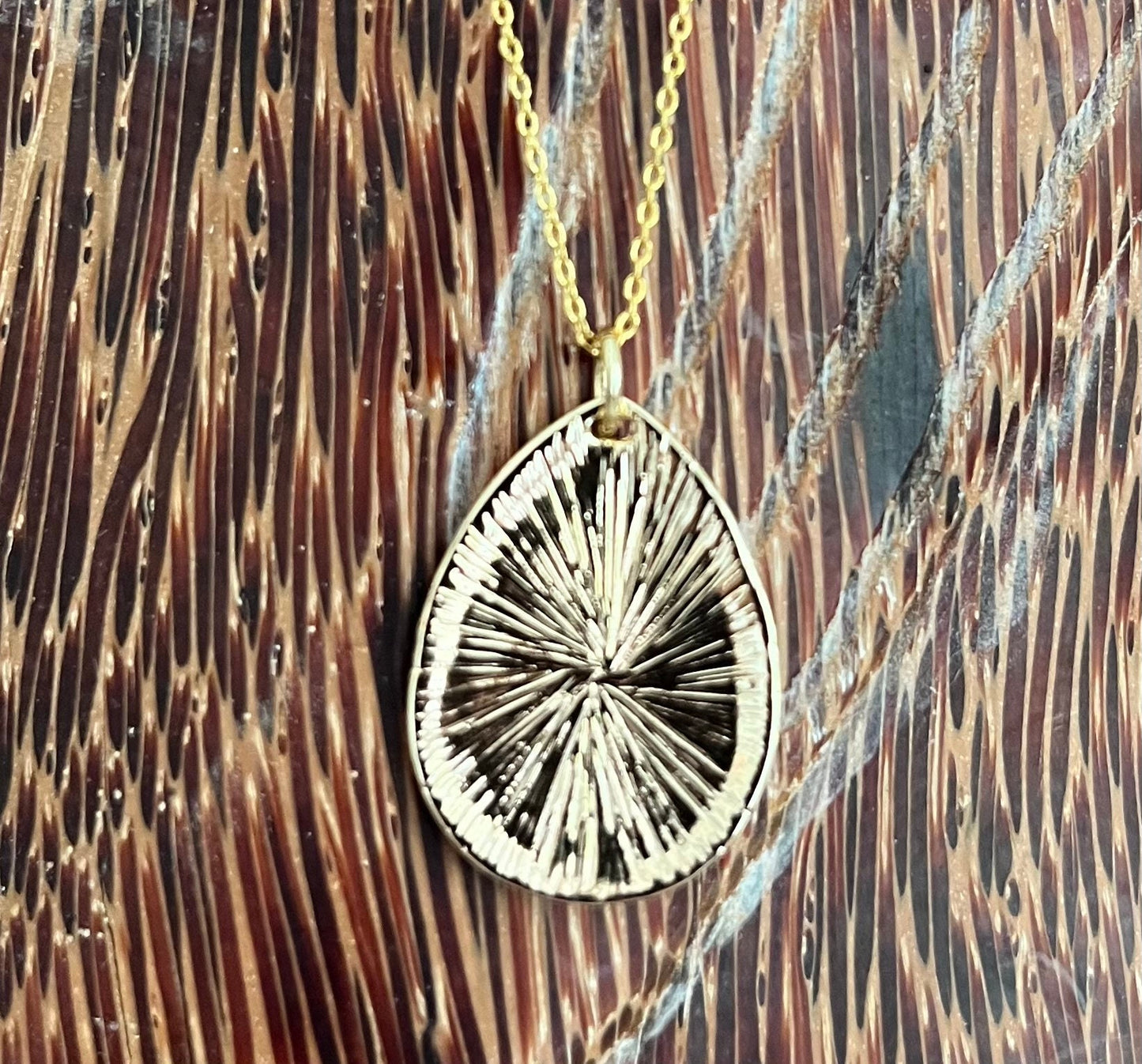 Sea Urchin Necklace Golden 14 K Gold Filled Necklace | Beach Vibes | adjustable cable chain round clasp | Layering Necklace
