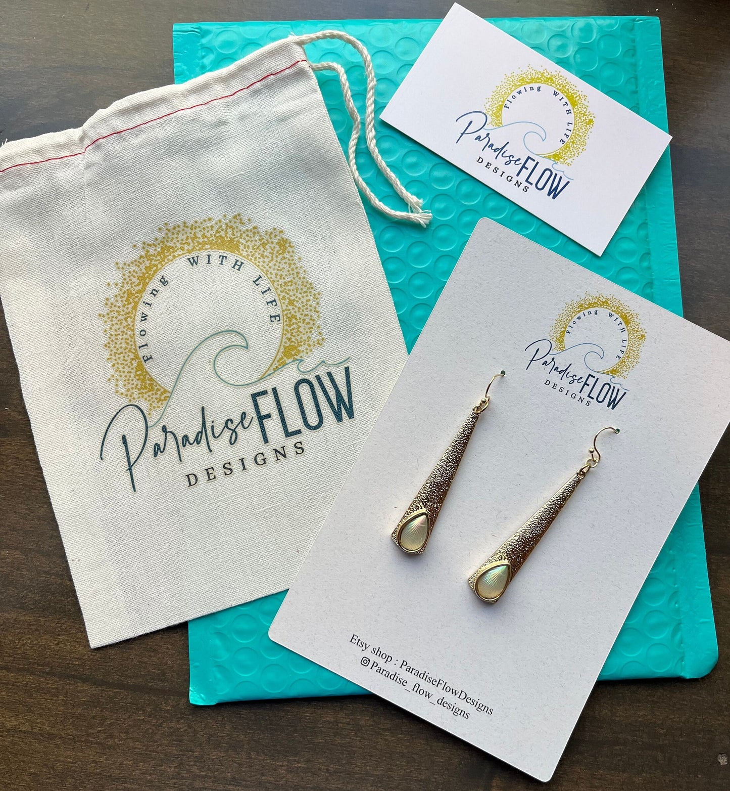 Golden Shell Earring: Bridesmaid gift | Beach vacation | BOHO earring| Dangle earring | Gold | Handmade earring | Festival | Date night