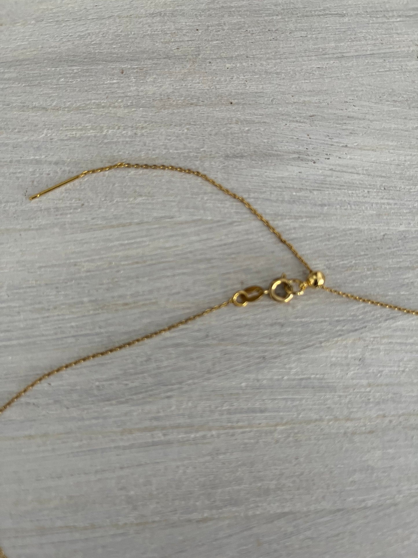 Crescent Moon Beam Necklace Golden 14 K Gold Filled | Moon Pendant | Beach Vibes | adjustable cable chain round clasp | Layering Necklace
