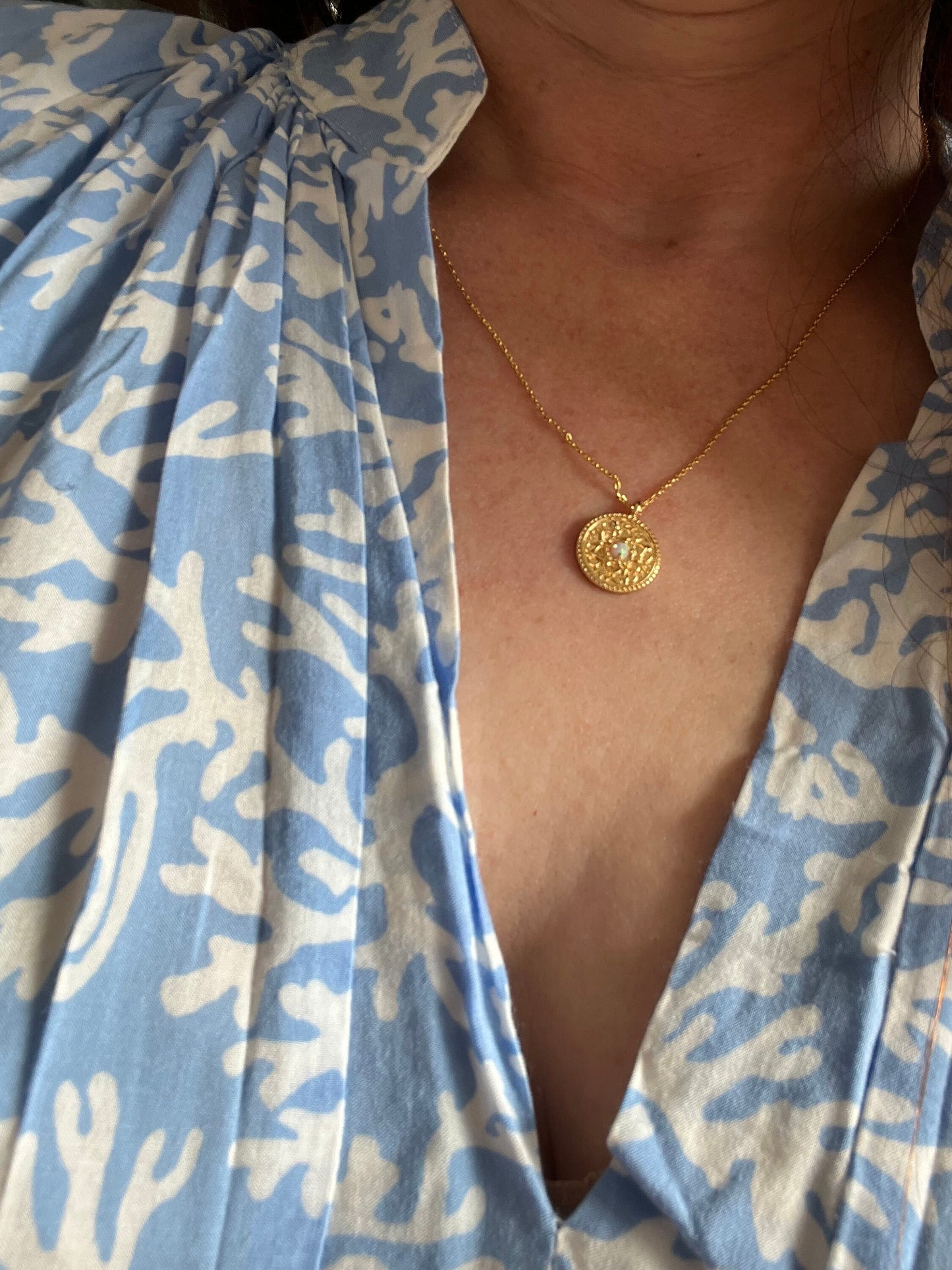 Lotus Necklace 18K Gold Filled | Zen | adjustable gold filled cable chain | Layering Necklace | Yoga| Strength | Purity | Rebirth