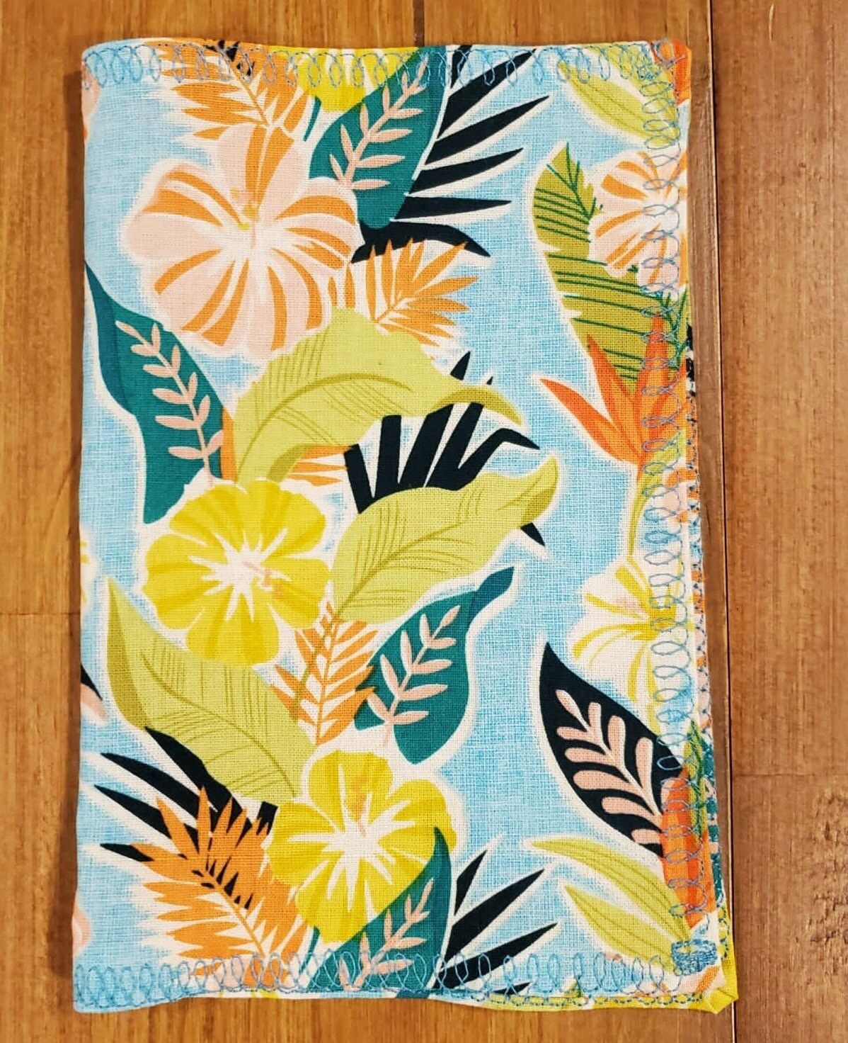 Cotton Napkins | Tropical Print Travel Napkins | Set of 4 Reusable Napkins | Waste Free Cotton Napkins | Beach Wedding| Teacher Gift |