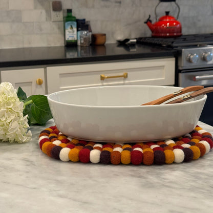 Felt Casserole Trivet, Harvest