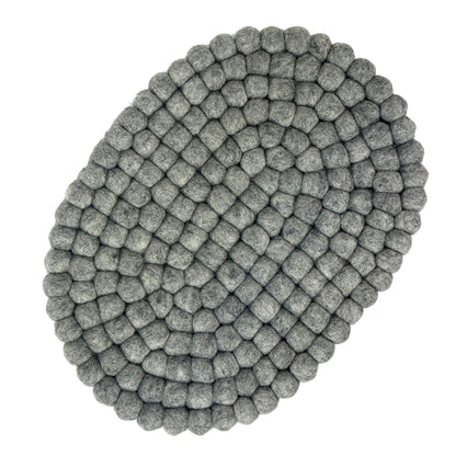Felt Casserole Trivet, Heather grey