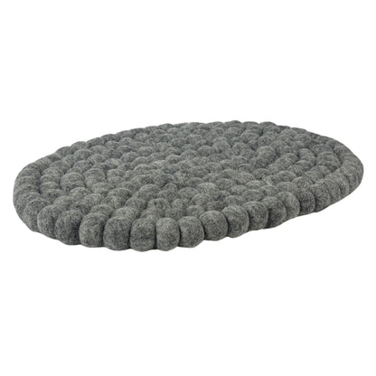 Felt Casserole Trivet, Heather grey