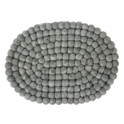 Felt Casserole Trivet, Heather grey