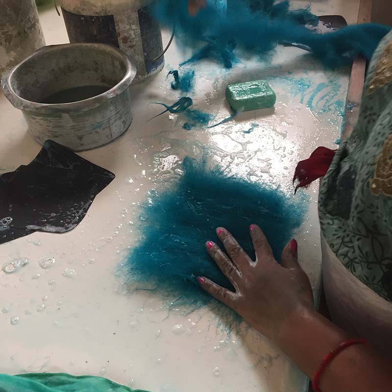 Felt Casserole Trivet, Sage