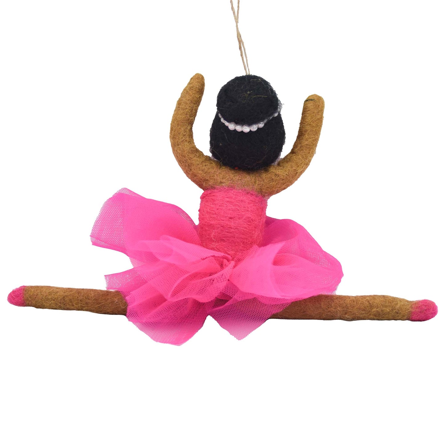 Ballerina Felt Ornament, Raven