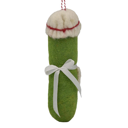Mrs. Claus Pickle Felt Ornament