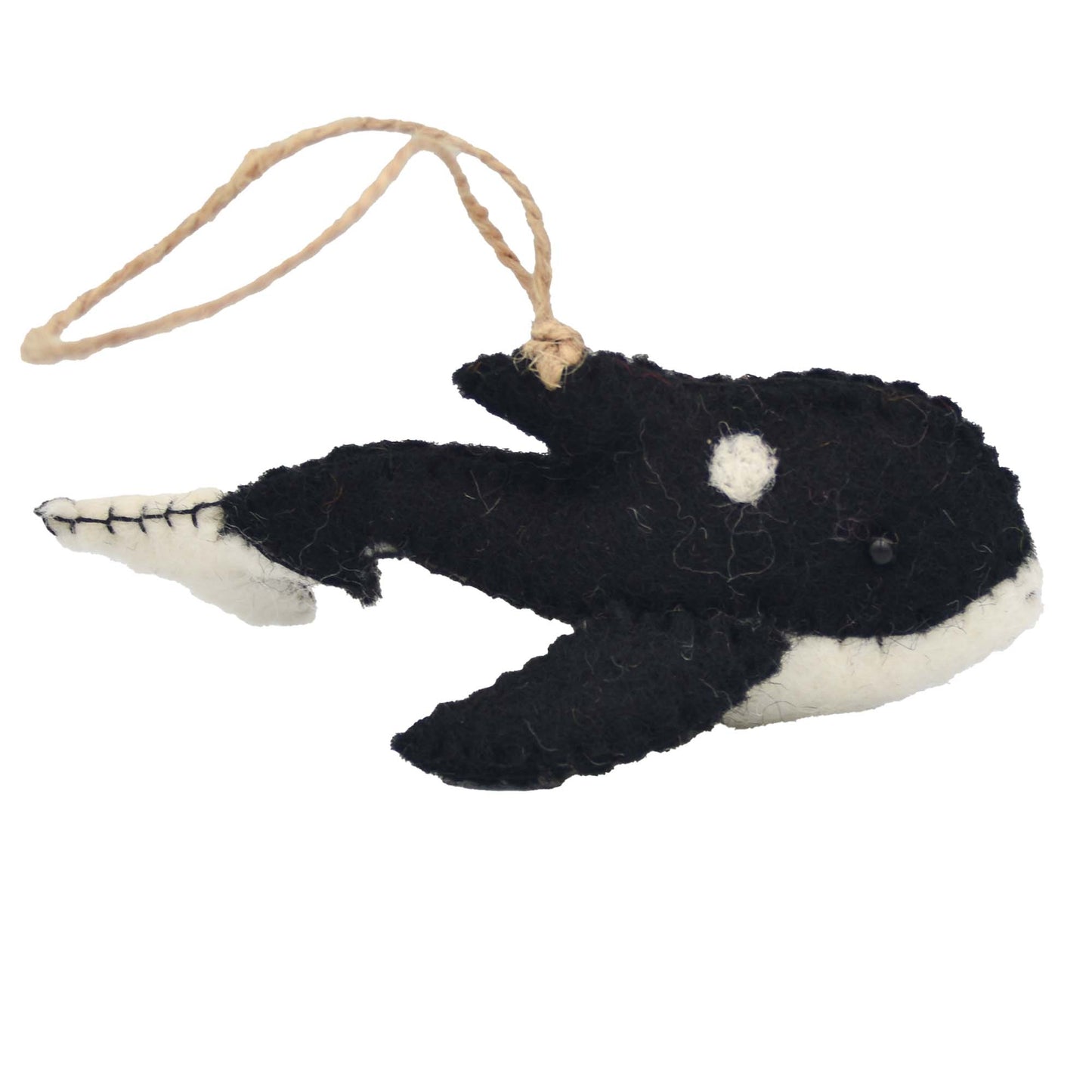 Orca Felt Ornament