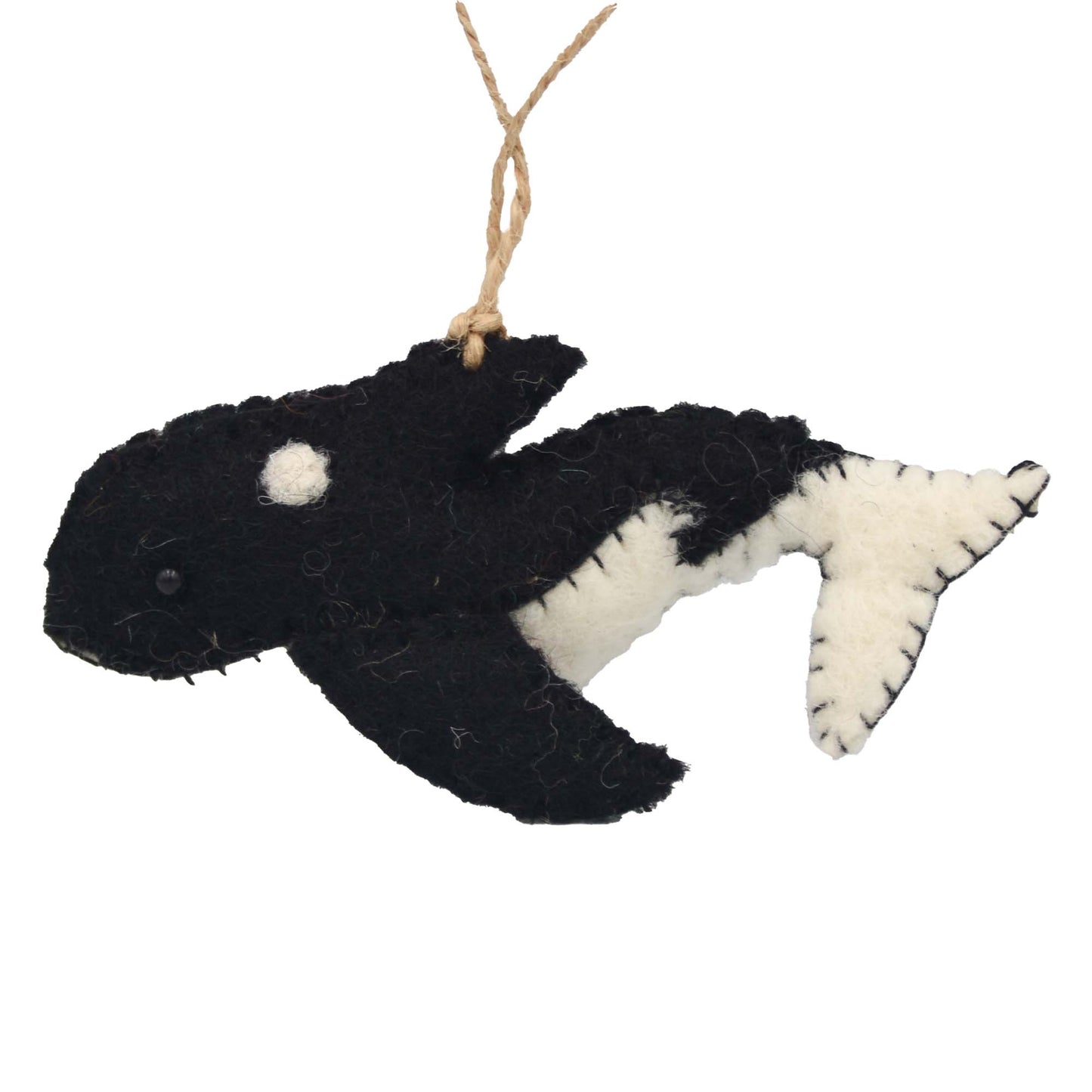Orca Felt Ornament