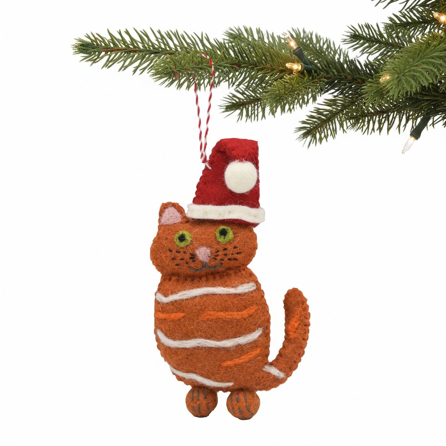 New Ginger Cat Felt Ornament