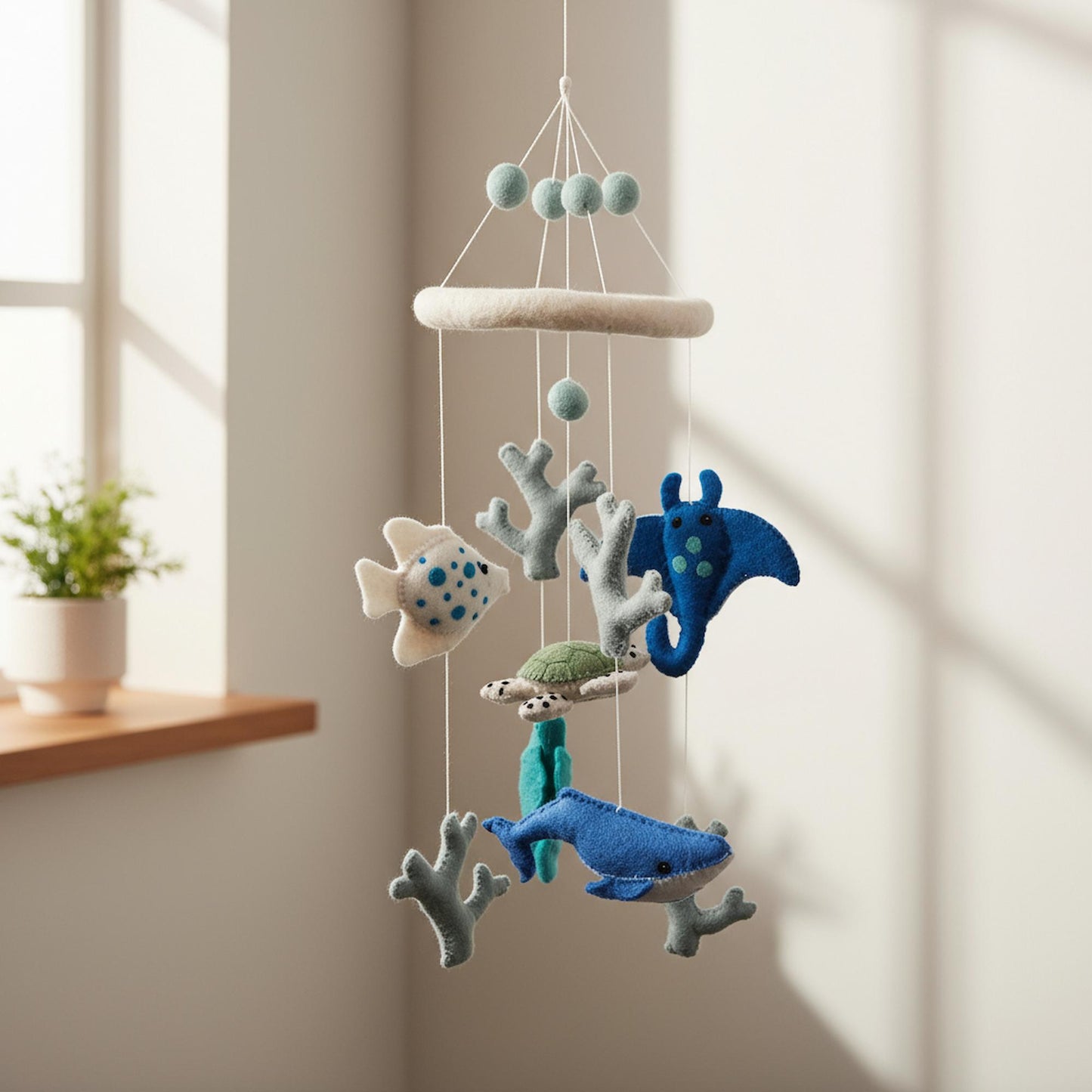 Ocean Friends Felt Nursery Mobile