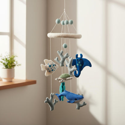 Ocean Friends Felt Nursery Mobile