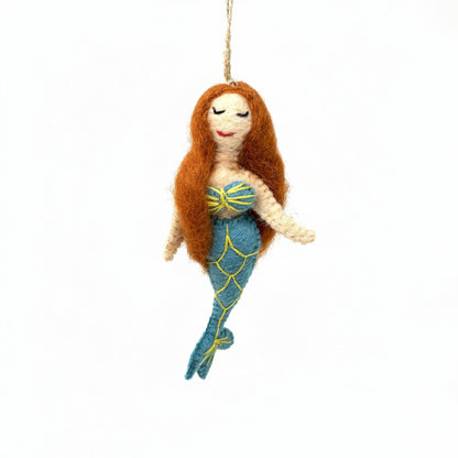Mermaid Felt Ornament