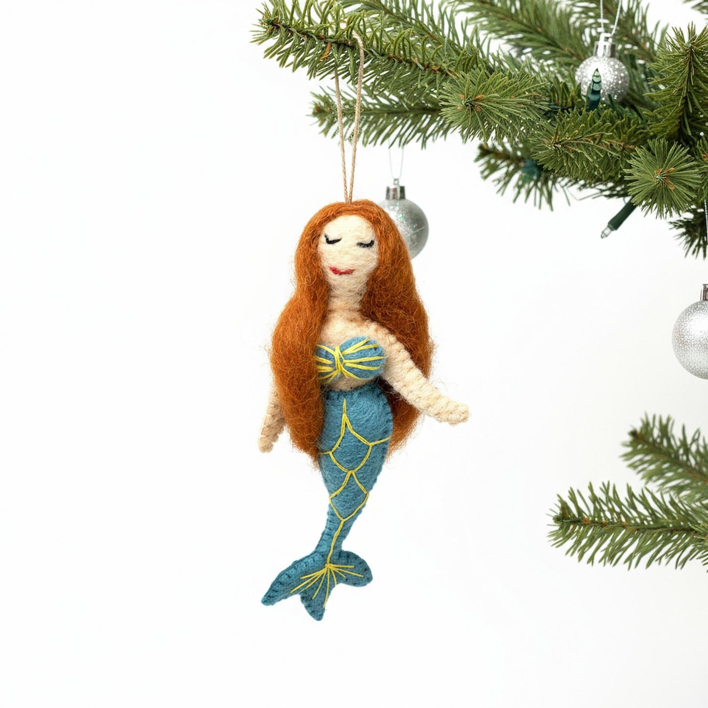 Mermaid Felt Ornament