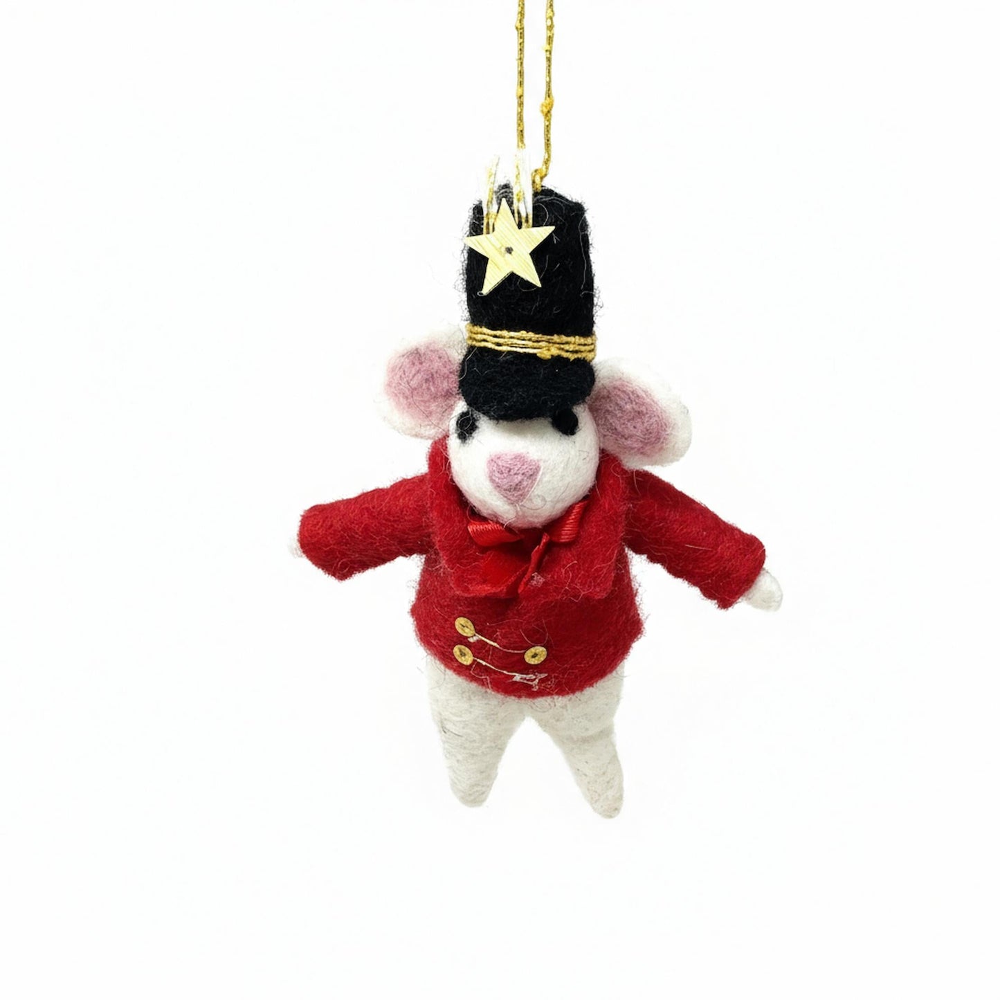 Showman Mouse Felt Ornament