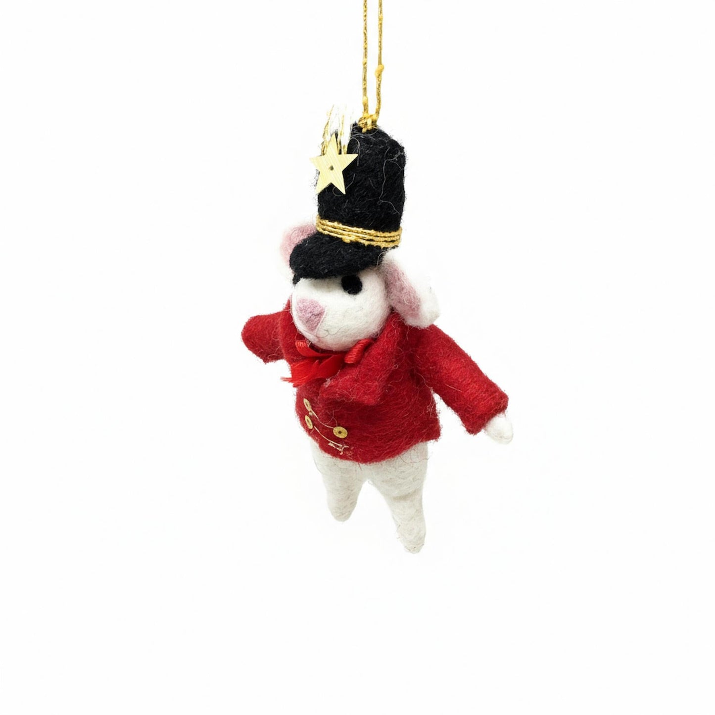Showman Mouse Felt Ornament
