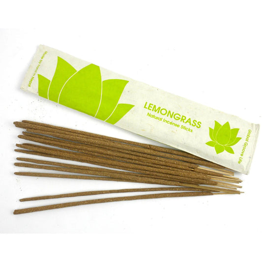 Lemongrass Natural Aromatic Incense Sticks – 100 Count (10 Packs of 10)