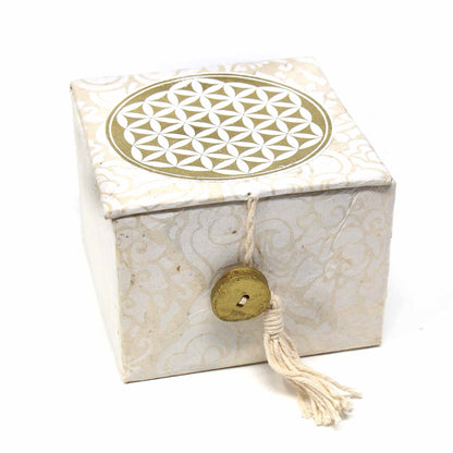 Meditation Bowl Box: 3'' Flower Of Life - DZI (Meditation)