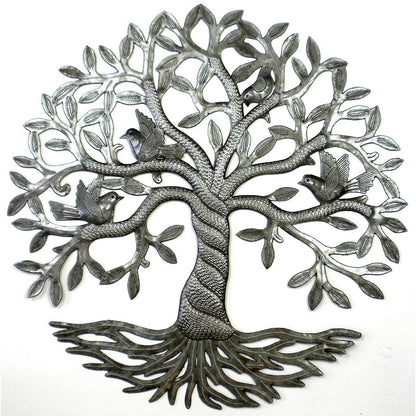 Twisted Tree of Life Metal Vægkunst - Croix des Bouquets